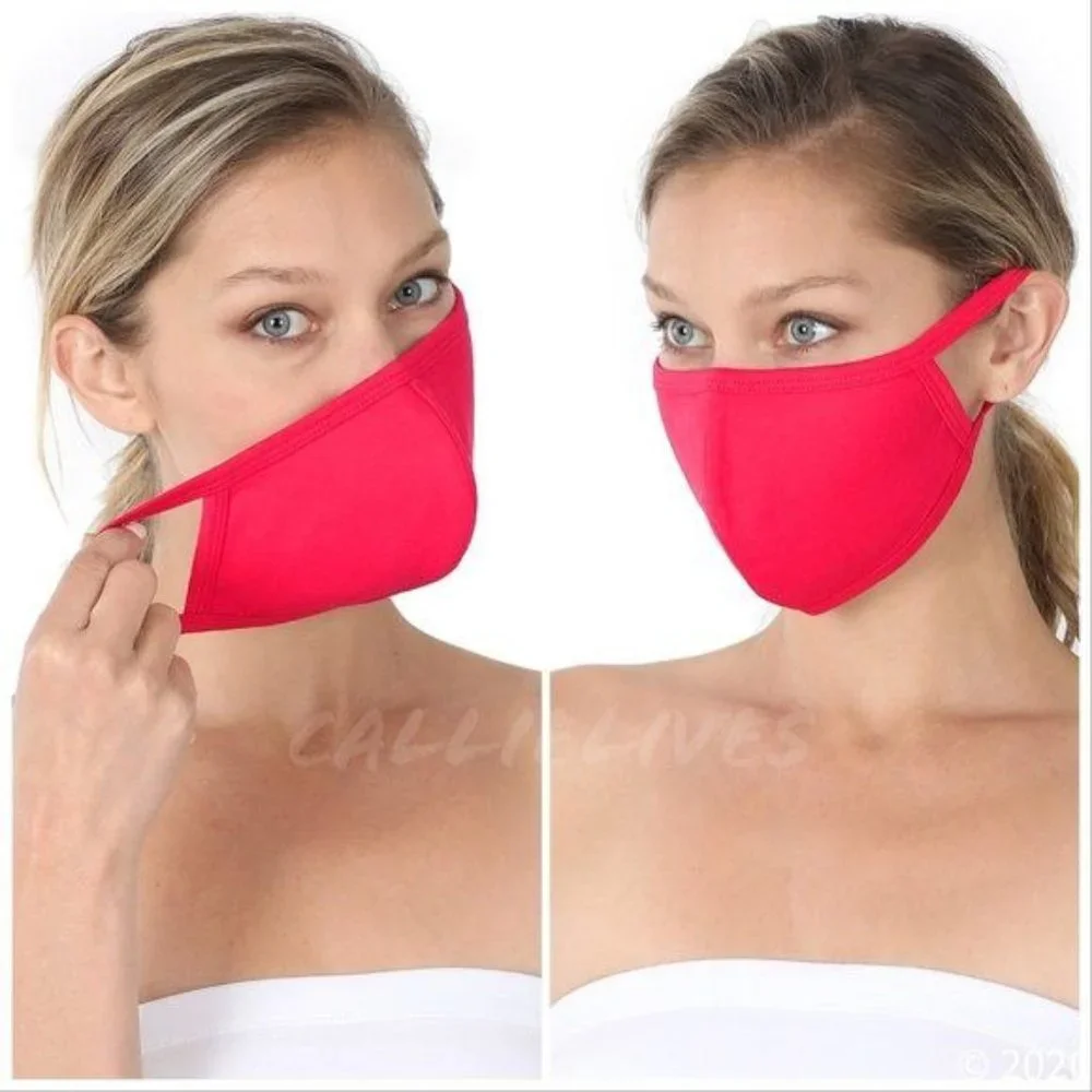 Survivor Face: WASHABLE COTTON Filter Pocket Masks 6 Pack